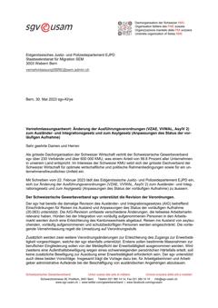  Änderung der Ausführungsverordnungen (VZAE, VVWAL, AsylV 2) zum Ausländer- und Integrationsgesetz und zum Asylgesetz (Anpassungen des Status der vorläufigen Aufnahme)